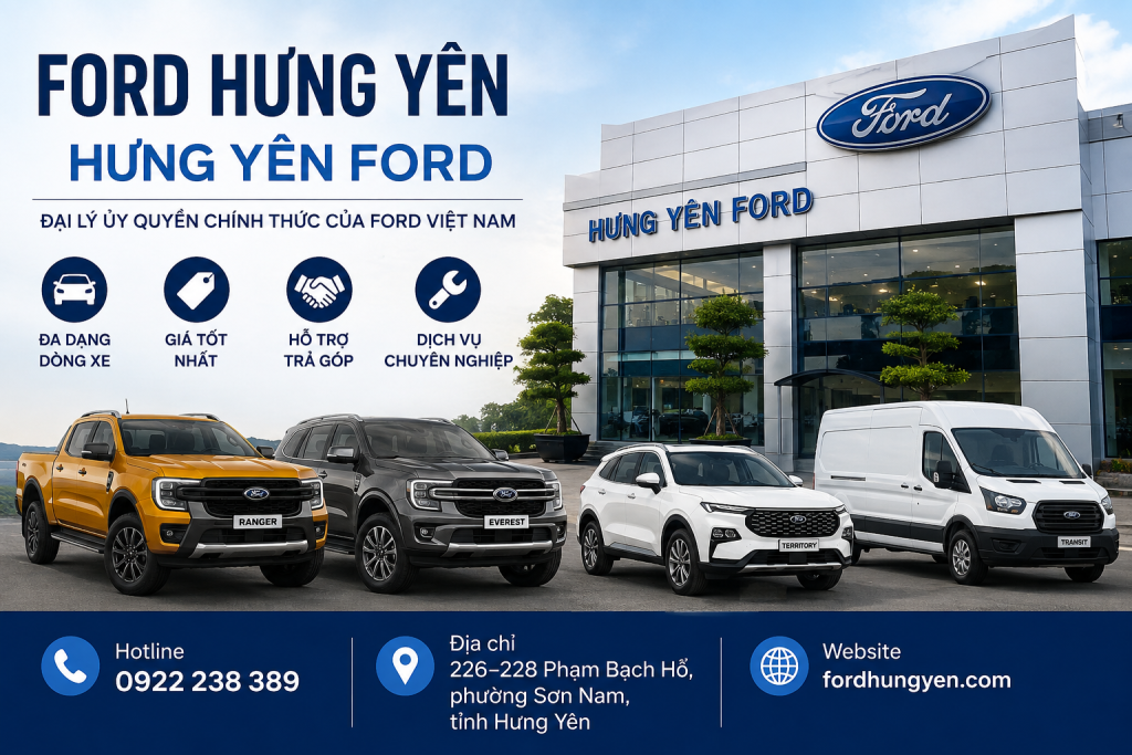 Ford Hưng Yên – Hưng Yên Ford | Hotline0929 86 66 88