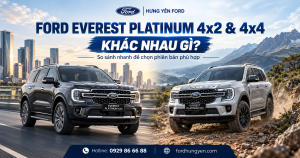 Ford Everest Platinum 4x2 Và 4x4 Khác Nhau Gì?